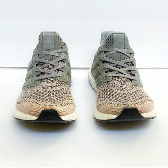 Adidas DNA 4.0 ultraboost ombre orange gray black knit lace up athletic shoes - Picture 6 of 8